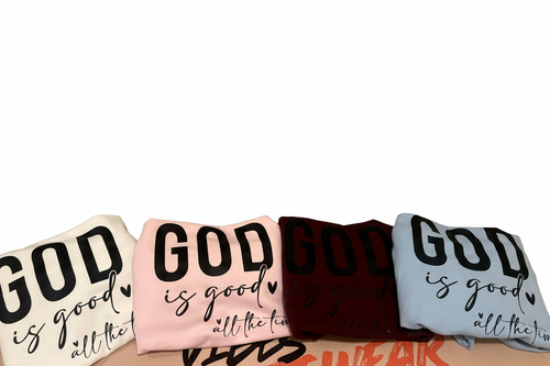 God Is Good Tees – Wall Removed, Table Kept