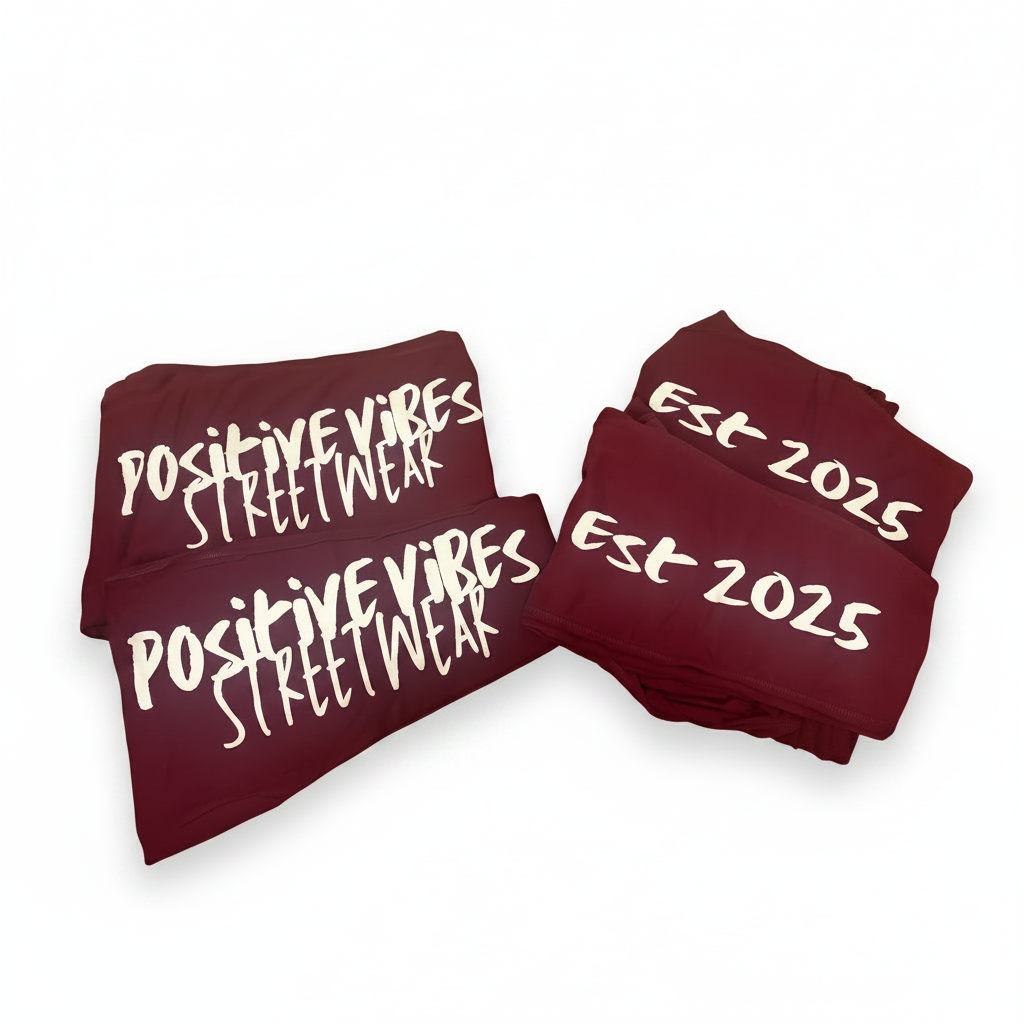 Maroon Sweatshirts on White Background