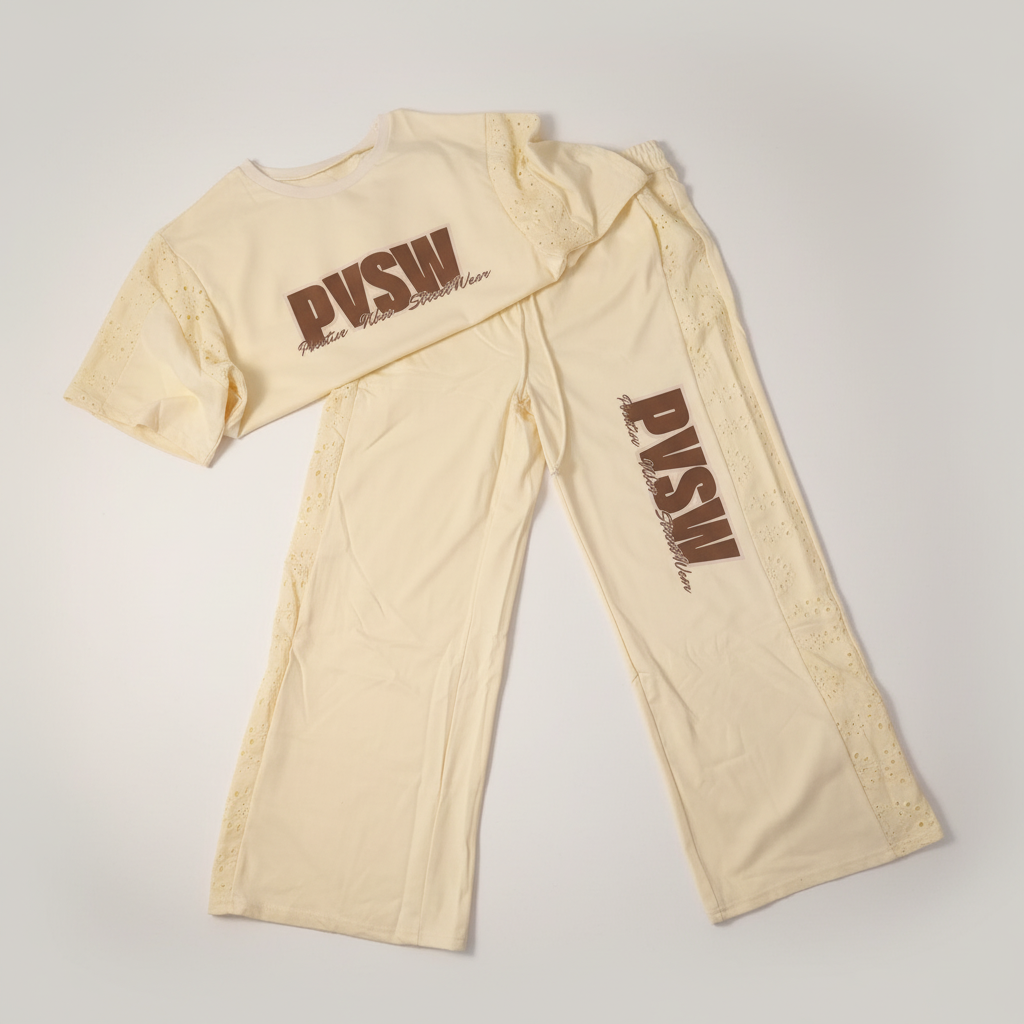 PVSW Yellow Cream Daisy 2-Piece Set: