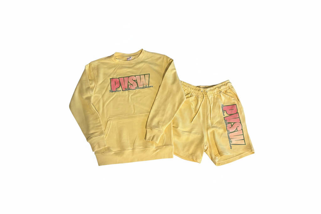 PVSW Yellow Set on White Background