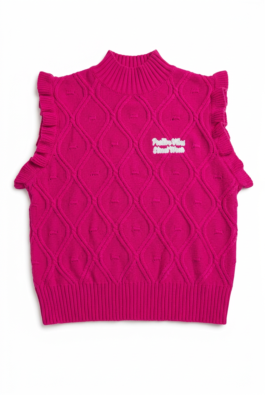 PVSW Cable-Knit Sweater Vest
