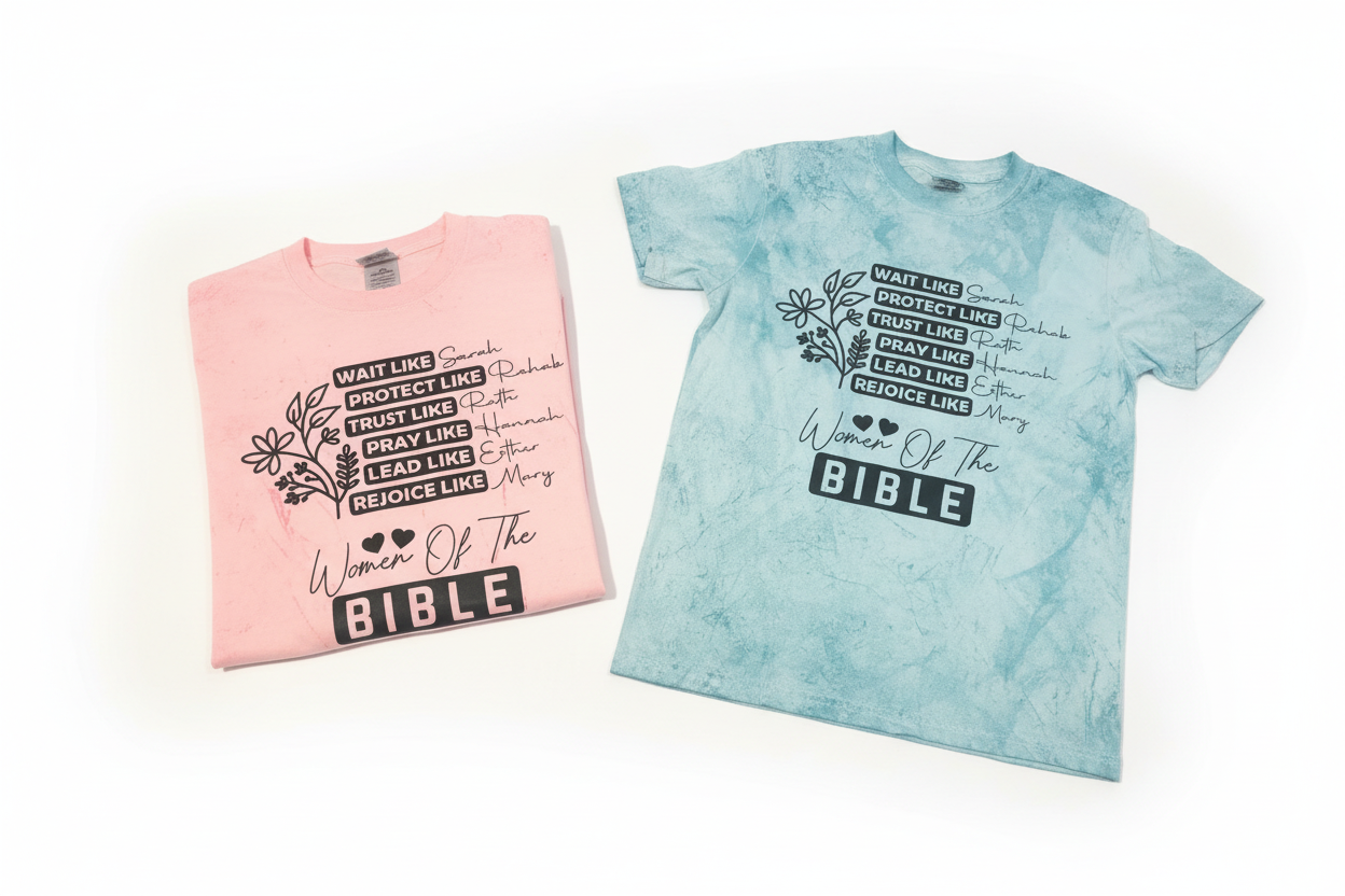 Women Of The Bible – Original Design Folded on White